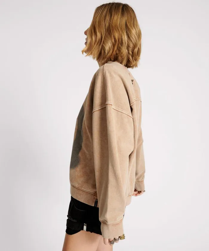 One Teaspoon Hoodies And Sweats PEACE RETRO SWEATER 8211 Women One Teaspoon Hoodies And Sweats PEACE RETRO SWEATER 8211 Women