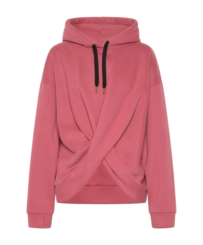 One Teaspoon Hoodies And Sweats RED VELVET LUXE TWISTED HOODY 8211 Women One Teaspoon Hoodies And Sweats RED VELVET LUXE TWISTED HOODY 8211 Women