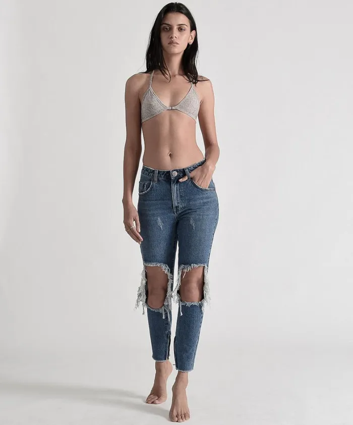 One Teaspoon Intimates LINEN BLACK LION GREY 8211 Women