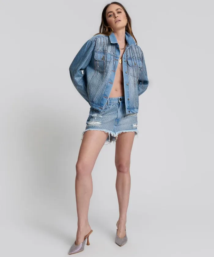 One Teaspoon Jackets DESERT JEWEL TRUCKER JACKET 8211 Women