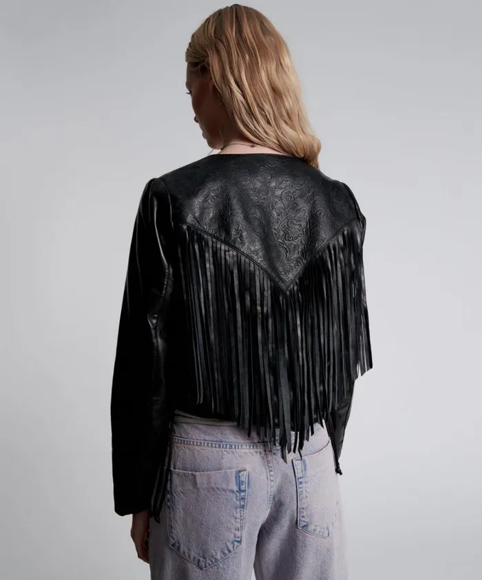 One Teaspoon Jackets WANDERER FRINGED LEATHER JACKET 8211 Women One Teaspoon Jackets WANDERER FRINGED LEATHER JACKET 8211 Women