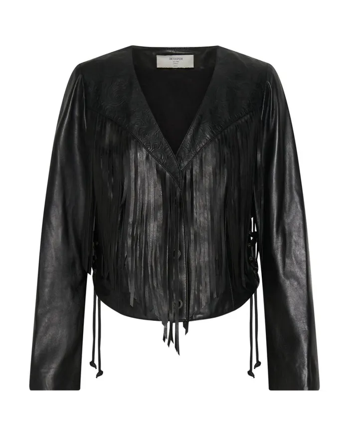 One Teaspoon Jackets WANDERER FRINGED LEATHER JACKET 8211 Women One Teaspoon Jackets WANDERER FRINGED LEATHER JACKET 8211 Women