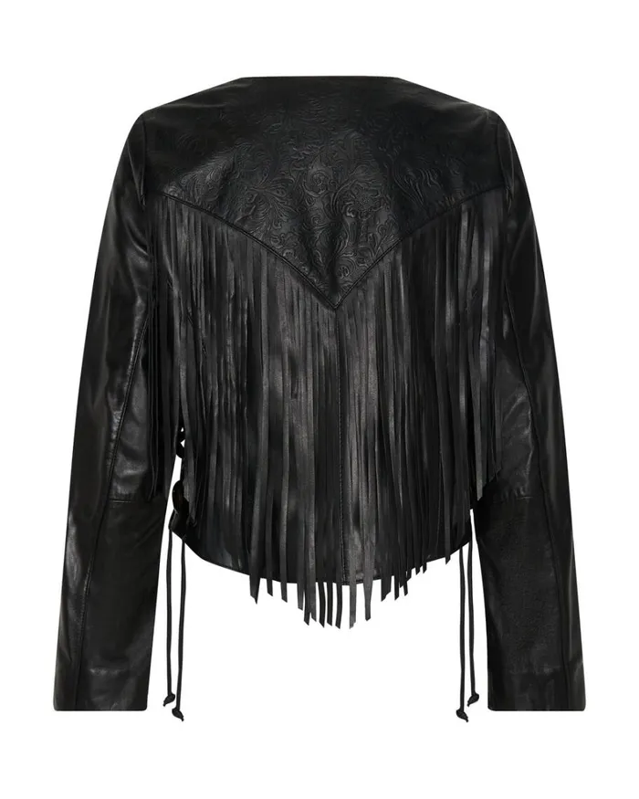 One Teaspoon Jackets WANDERER FRINGED LEATHER JACKET 8211 Women One Teaspoon Jackets WANDERER FRINGED LEATHER JACKET 8211 Women