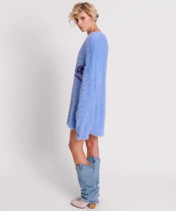 One Teaspoon Knitwear FLUFFY CORNFLOWER HOWDY KNIT SWEATER DRESS 8211 Women One Teaspoon Knitwear FLUFFY CORNFLOWER HOWDY KNIT SWEATER DRESS 8211 Women