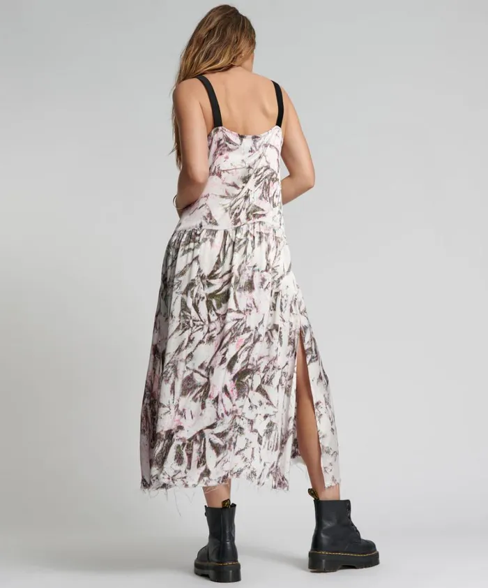 One Teaspoon Midi and Maxi Dresses ILLUSIONS RUNAWAY HAND PRINTED CAMI DRESS 8211 Women One Teaspoon Midi and Maxi Dresses ILLUSIONS RUNAWAY HAND PRINTED CAMI DRESS 8211 Women