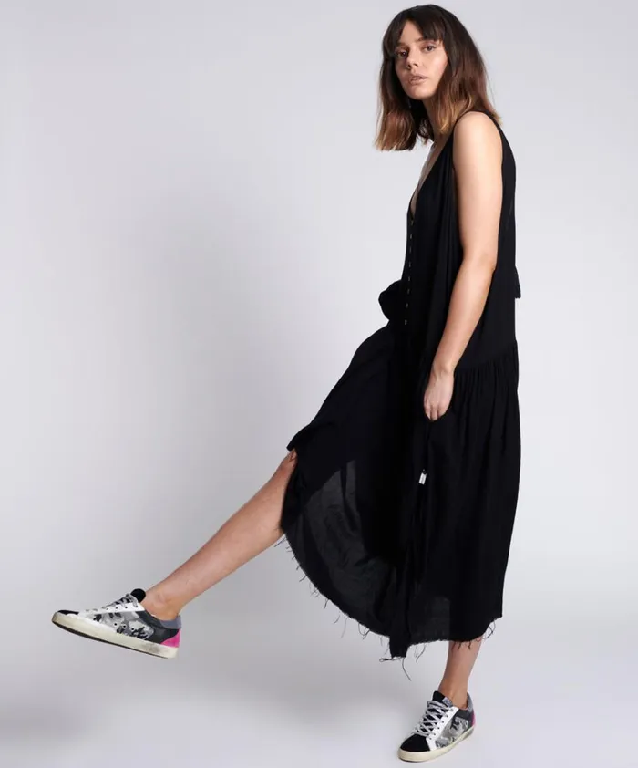 One Teaspoon Midi and Maxi Dresses REBELLE NOIR DRESS 8211 Women One Teaspoon Midi and Maxi Dresses REBELLE NOIR DRESS 8211 Women