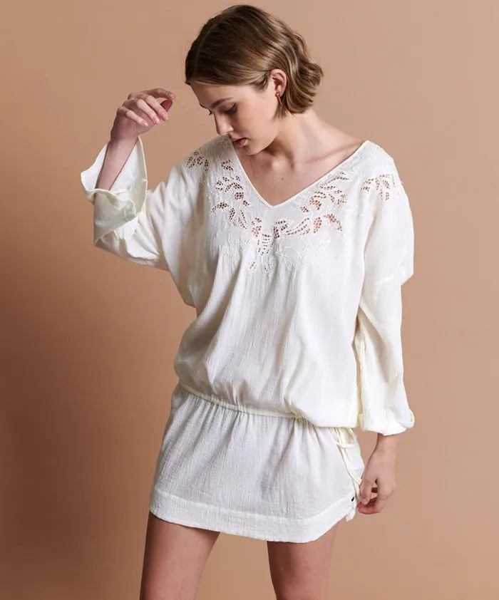 One Teaspoon Mini Dresses CLOVER HAND CUT DRESS 8211 Women One Teaspoon Mini Dresses CLOVER HAND CUT DRESS 8211 Women