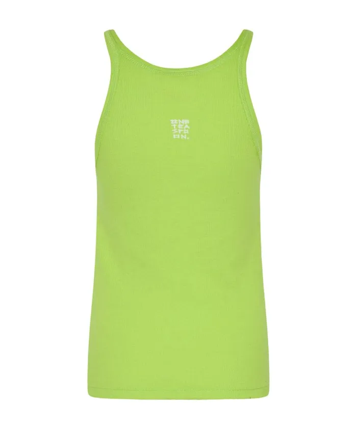 One Teaspoon Tees and Tanks CYBER LIME ONE TEASPOON LOGO SINGLET 8211 Women One Teaspoon Tees and Tanks CYBER LIME ONE TEASPOON LOGO SINGLET 8211 Women