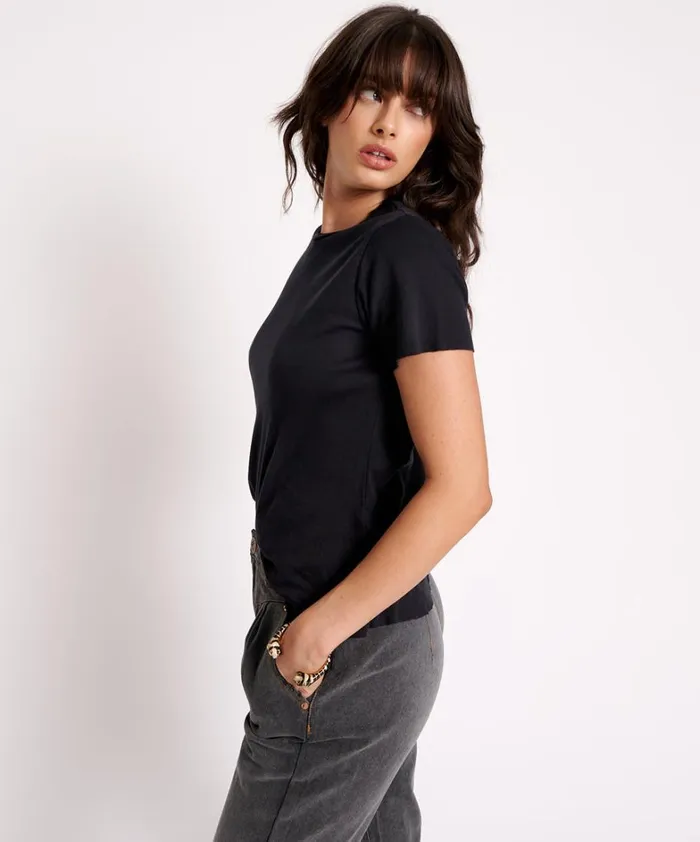 One Teaspoon Tees and Tanks ONE TEASPOON CLASSIC CREW NECK TEE 8211 Women One Teaspoon Tees and Tanks ONE TEASPOON CLASSIC CREW NECK TEE 8211 Women