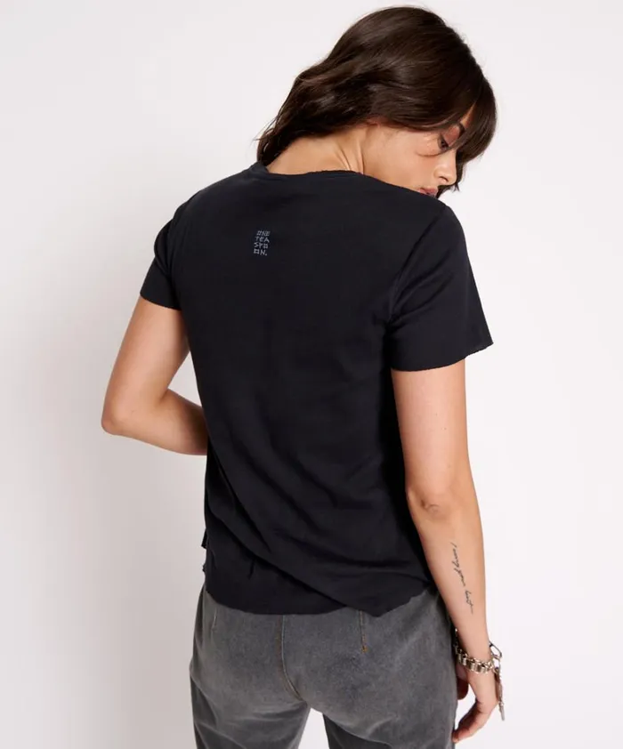 One Teaspoon Tees and Tanks ONE TEASPOON CLASSIC CREW NECK TEE 8211 Women One Teaspoon Tees and Tanks ONE TEASPOON CLASSIC CREW NECK TEE 8211 Women
