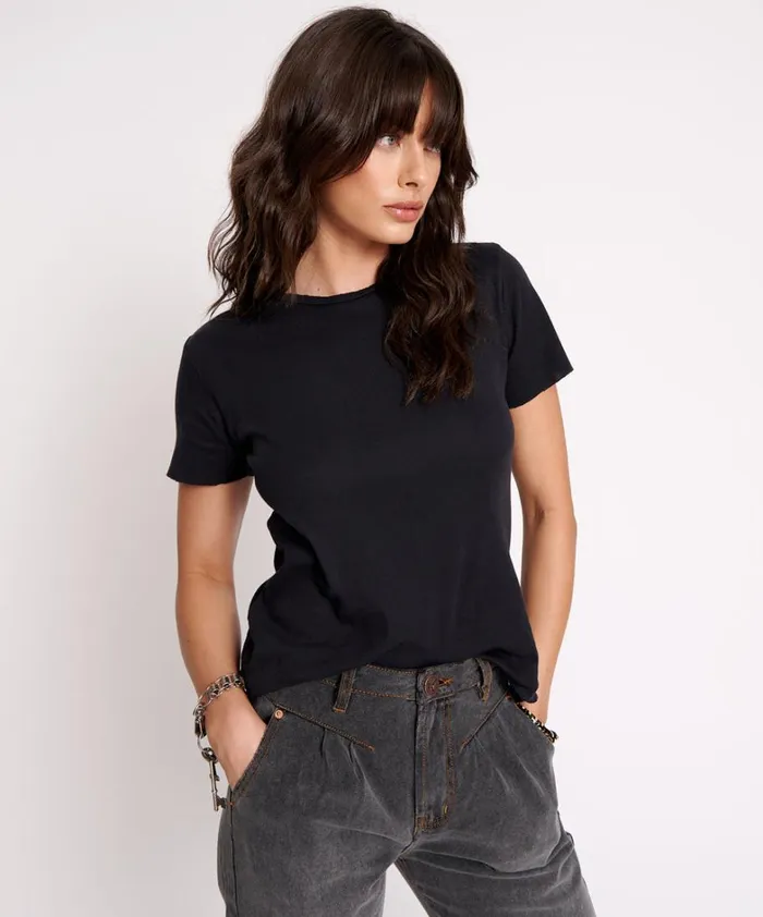 One Teaspoon Tees and Tanks ONE TEASPOON CLASSIC CREW NECK TEE 8211 Women One Teaspoon Tees and Tanks ONE TEASPOON CLASSIC CREW NECK TEE 8211 Women
