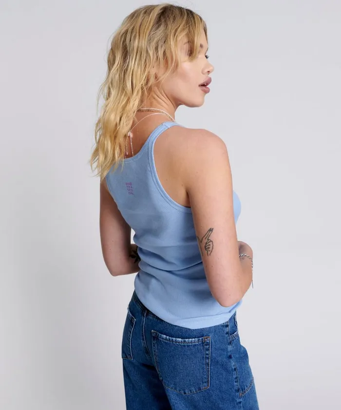 One Teaspoon Tees and Tanks SKYWAY LOGO SINGLET 8211 Women One Teaspoon Tees and Tanks SKYWAY LOGO SINGLET 8211 Women