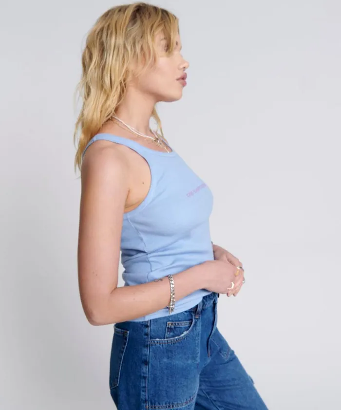 One Teaspoon Tees and Tanks SKYWAY LOGO SINGLET 8211 Women One Teaspoon Tees and Tanks SKYWAY LOGO SINGLET 8211 Women