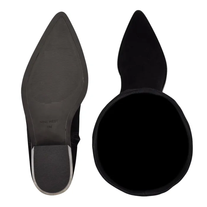 Orece Western Boots Black Suede Women Nine West Boots and Booties Orece Western Boots Black Suede Women Nine West Boots and Booties
