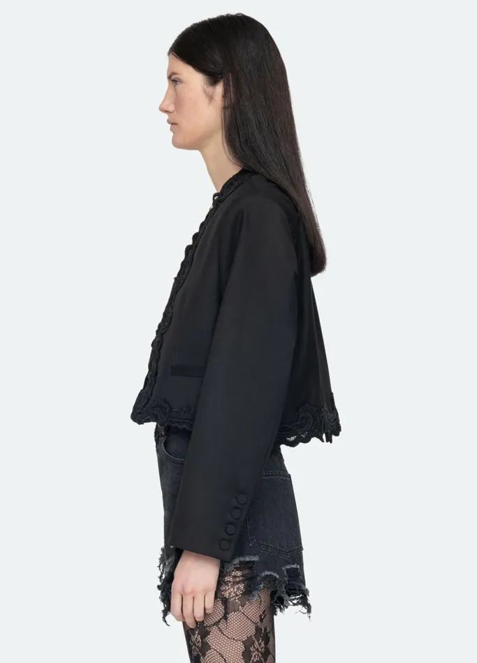 Outerwear Women Sea New York Aerin Cropped Blazer Black