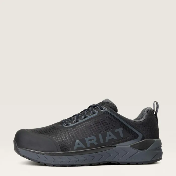 Outpace Composite Toe Safety Shoe Black Men Ariat Work Boots Outpace Composite Toe Safety Shoe Black Men Ariat Work Boots