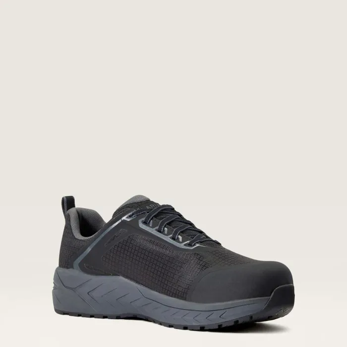 Outpace Composite Toe Safety Shoe Black Men Ariat Work Boots Outpace Composite Toe Safety Shoe Black Men Ariat Work Boots
