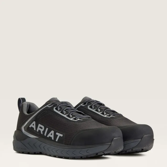 Outpace Composite Toe Safety Shoe Black Men Ariat Work Boots Outpace Composite Toe Safety Shoe Black Men Ariat Work Boots