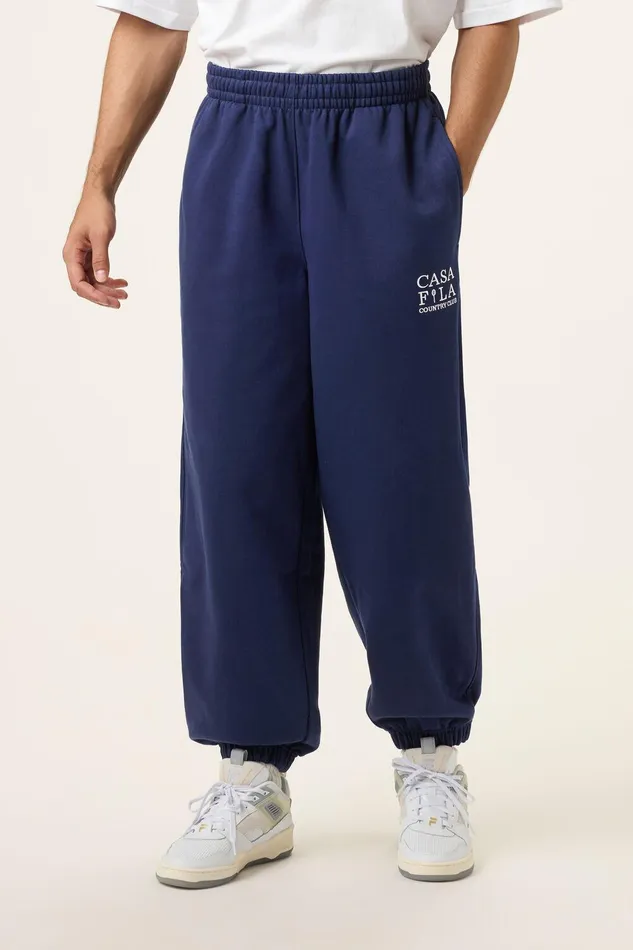 Pants and Shorts Men Fila CASA FILA Country Club Jogger 400 Fila Navy Pants and Shorts Men Fila CASA FILA Country Club Jogger 400 Fila Navy