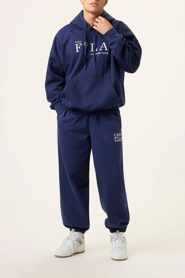 Pants and Shorts Men Fila CASA FILA Country Club Jogger 400 Fila Navy Pants and Shorts Men Fila CASA FILA Country Club Jogger 400 Fila Navy
