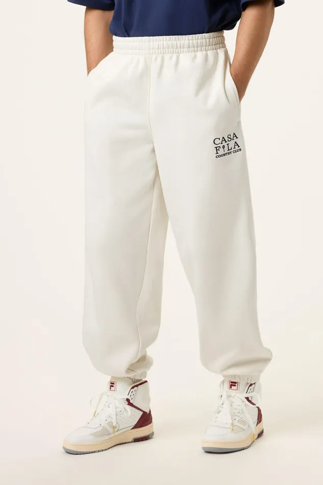 Pants and Shorts Men Fila CASA FILA Country Club Jogger 920 Gardenia Pants and Shorts Men Fila CASA FILA Country Club Jogger 920 Gardenia