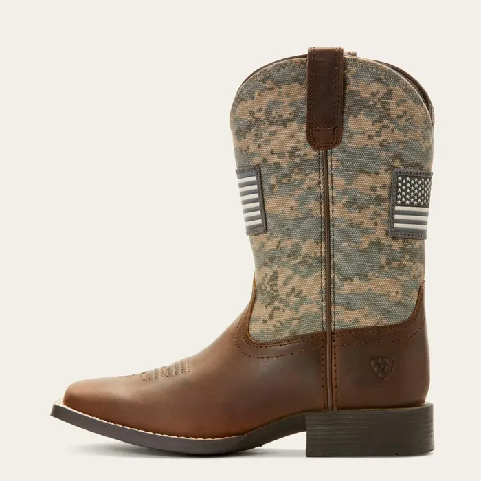 Patriot Western Boot Distressed Brown Kids Ariat Big Kids039 Footwear Patriot Western Boot Distressed Brown Kids Ariat Big Kids039 Footwear