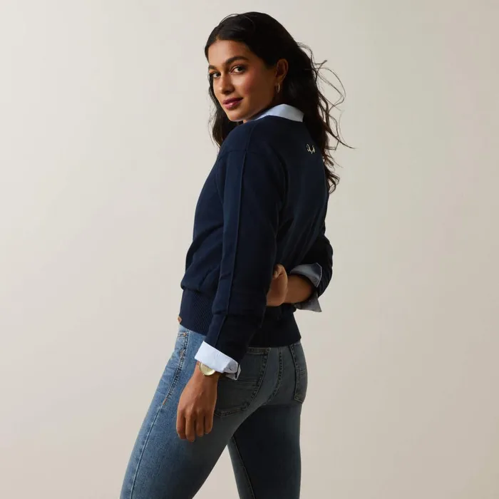Peninsula Sweater Navy Women Ariat Sweaters and Cardigans Peninsula Sweater Navy Women Ariat Sweaters and Cardigans