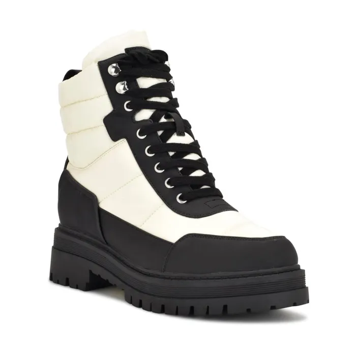 Pilar Booties Chic Creamblack Women Nine West Boots and Booties Pilar Booties Chic Creamblack Women Nine West Boots and Booties