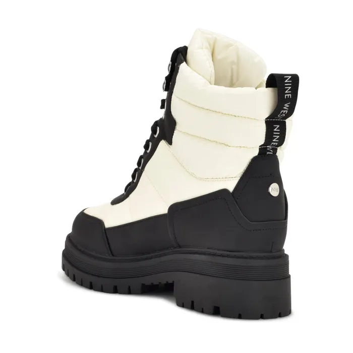 Pilar Booties Chic Creamblack Women Nine West Boots and Booties Pilar Booties Chic Creamblack Women Nine West Boots and Booties