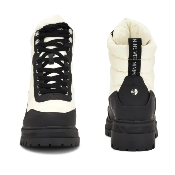 Pilar Booties Chic Creamblack Women Nine West Boots and Booties Pilar Booties Chic Creamblack Women Nine West Boots and Booties