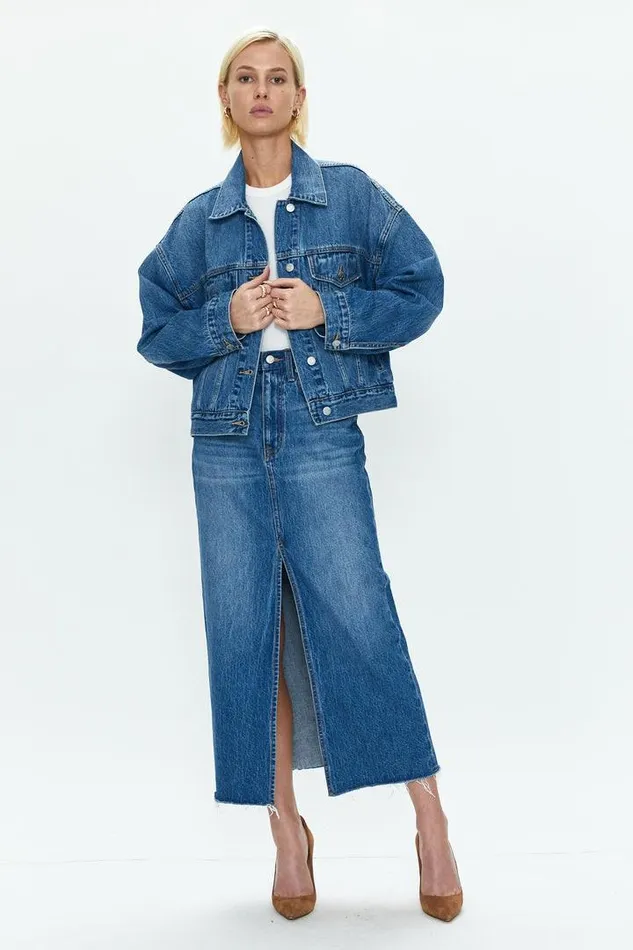 Pistola Denim Denim Women Alice Midi Skirt 8211 Maui Maui