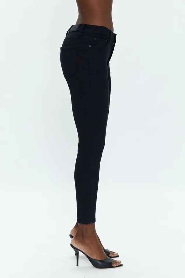Pistola Denim Denim Women Audrey Mid Rise Skinny 8211 Dark Vinyl Dark Vinyl
