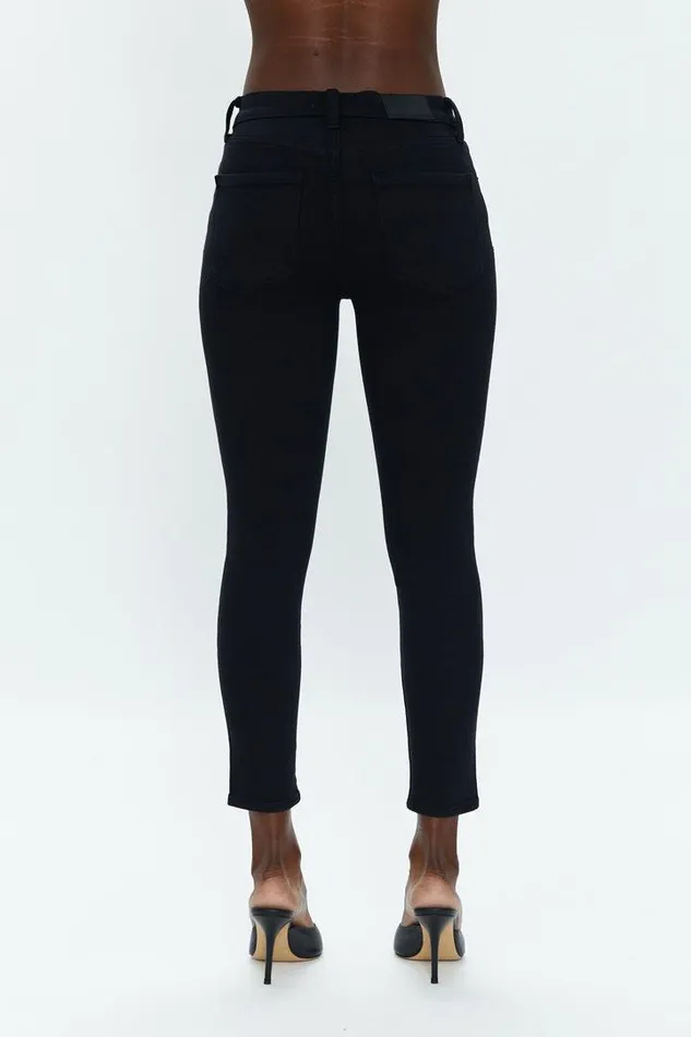 Pistola Denim Denim Women Audrey Mid Rise Skinny 8211 Dark Vinyl Dark Vinyl