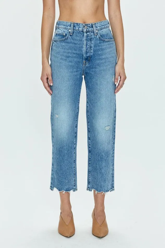 Pistola Denim Denim Women Cassie Crop Super High Rise Straight Crop 8211 Fair Side Vintage Fairside Vintage