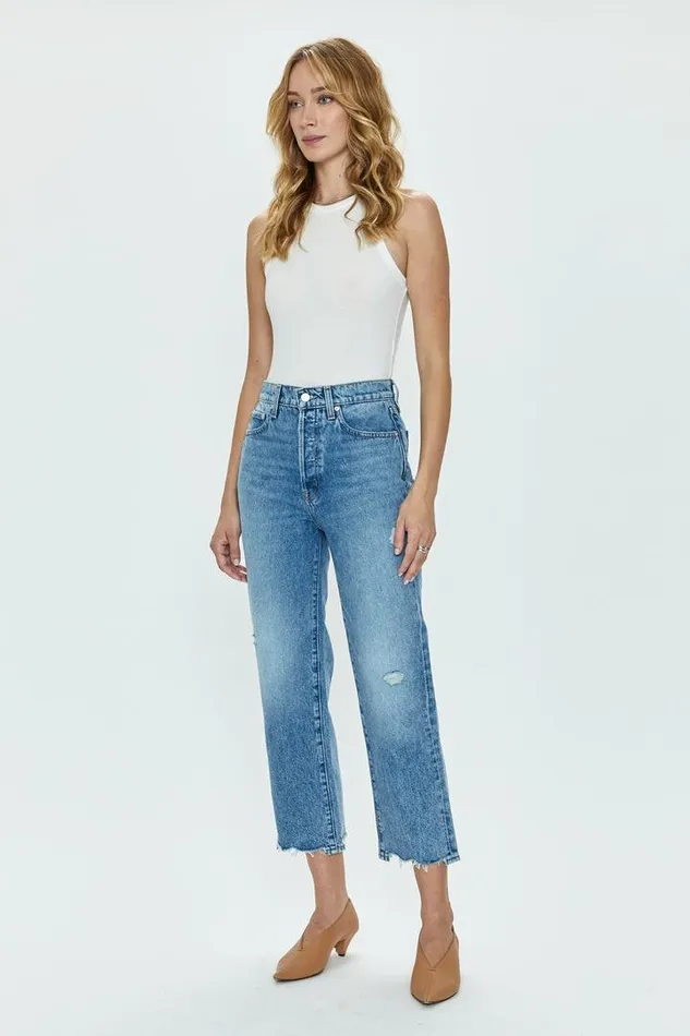 Pistola Denim Denim Women Cassie Crop Super High Rise Straight Crop 8211 Fair Side Vintage Fairside Vintage
