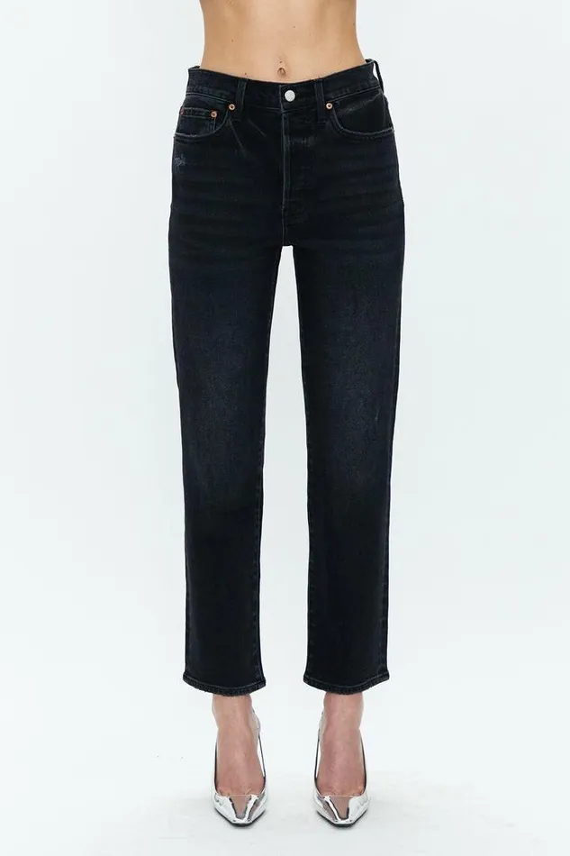 Pistola Denim Denim Women Charlie High Rise Classic Straight Ankle 8211 Jubilee Vintage Jubilee Vintage