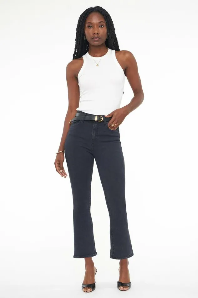 Pistola Denim Denim Women Lennon High Rise Crop Boot 8211 Washed Pavement Washed Pavement