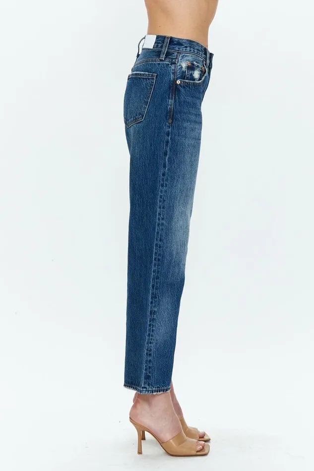 Pistola Denim Denim Women Lexi Mid Rise Bowed Straight 8211 Artisan Artisan