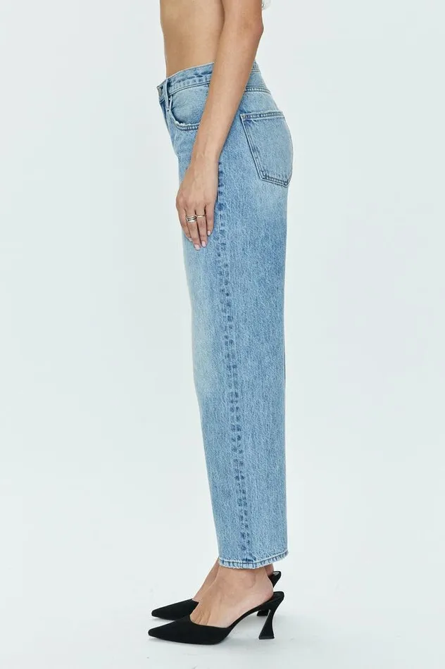 Pistola Denim Denim Women Lexi Mid Rise Bowed Straight 8211 Bowie Bowie