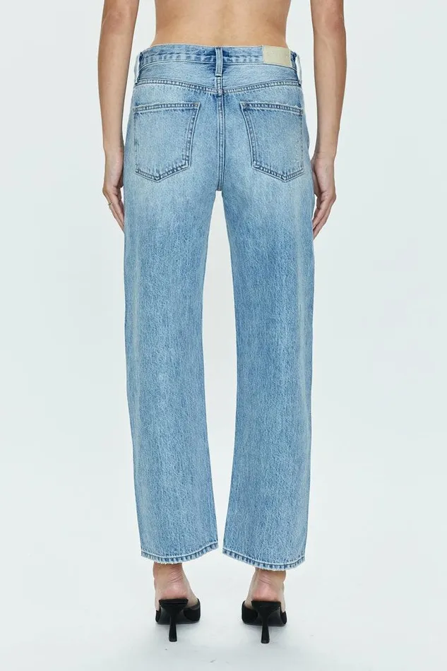Pistola Denim Denim Women Lexi Mid Rise Bowed Straight 8211 Bowie Bowie