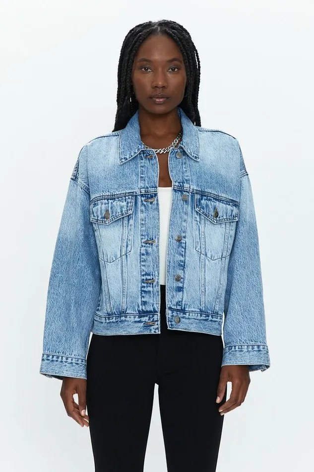 Pistola Denim Denim Women Margot Oversized Denim Jacket 8211 Dover Dover