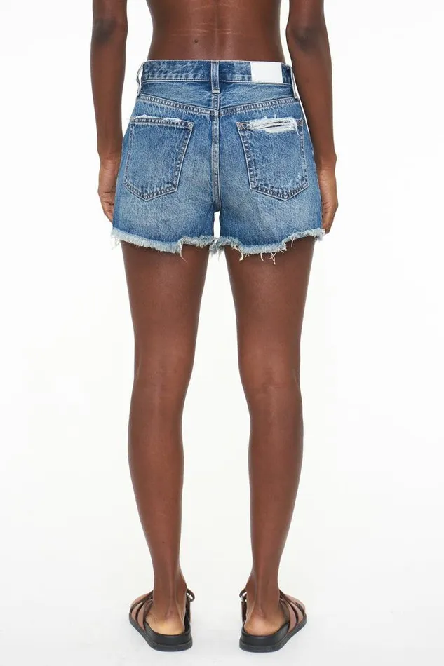 Pistola Denim Denim Women Nova High Rise Cut Off Short 8211 Corvette Distressed Corvette Distressed