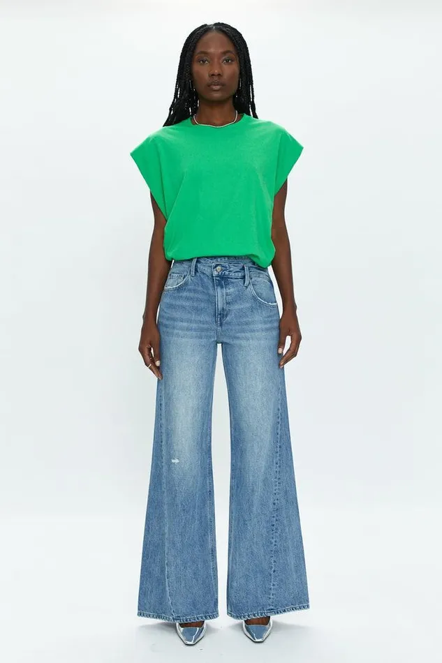 Pistola Denim Denim Women Ruby High Rise Palazzo W Crossover 8211 Bell Vintage Bell Vintage Pistola Denim Denim Women Ruby High Rise Palazzo W Crossover 8211 Bell Vintage Bell Vintage