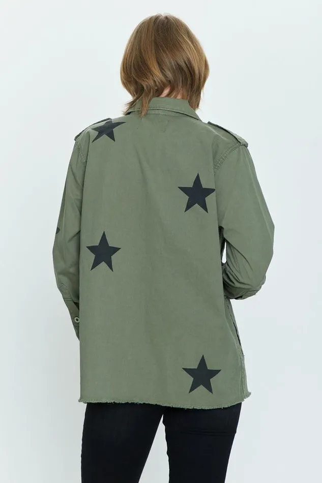 Pistola Denim Jackets and Outerwear Women Camilo Military Jacket 8211 Royal Honor Royal Honor
