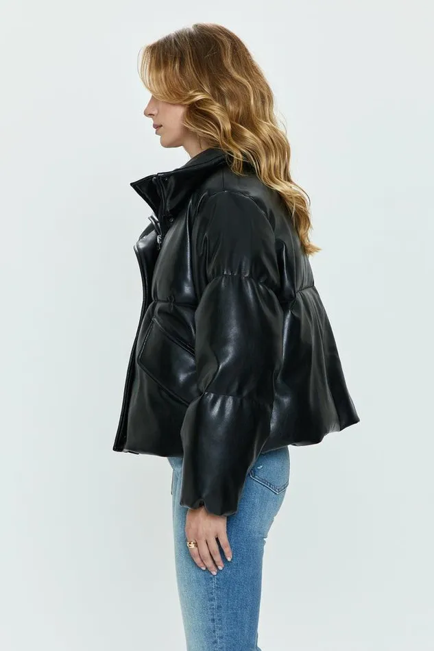 Pistola Denim Jackets and Outerwear Women Donovan Swing Puffer Jacket 8211 Noir Noir