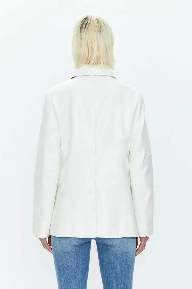 Pistola Denim Jackets and Outerwear Women Joni Fitted Blazer 8211 Ivory Ivory