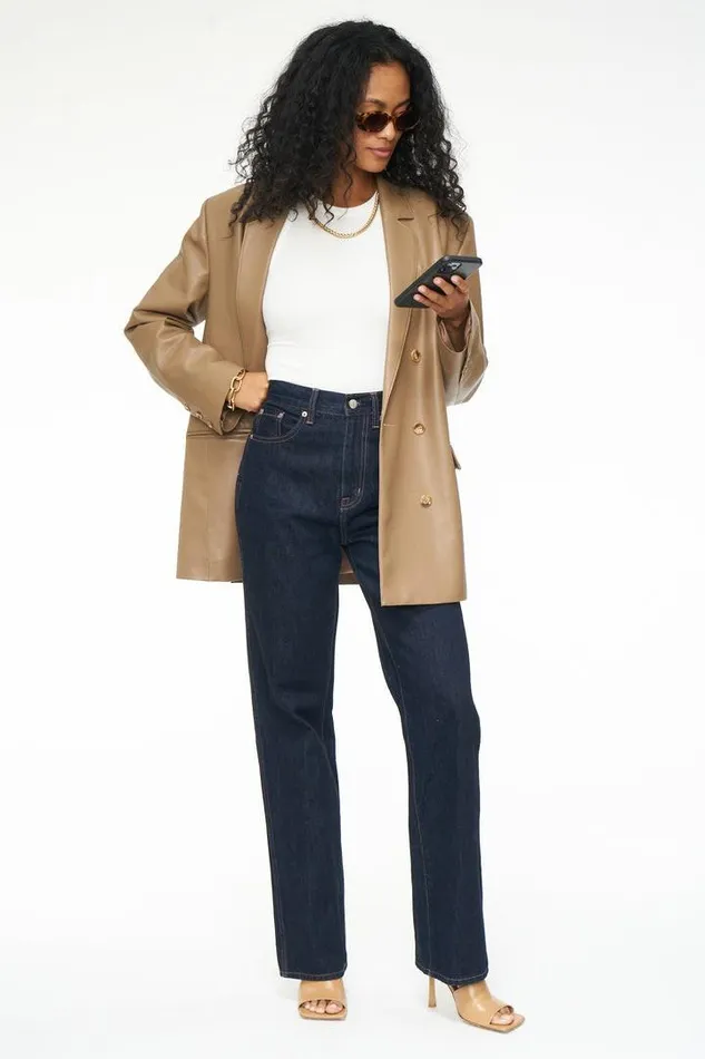 Pistola Denim Jackets and Outerwear Women Roman Oversized Blazer 8211 Taupe Taupe