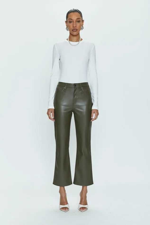 Pistola Denim Pants Women Lennon High Rise Crop Boot 8211 Sage Sage