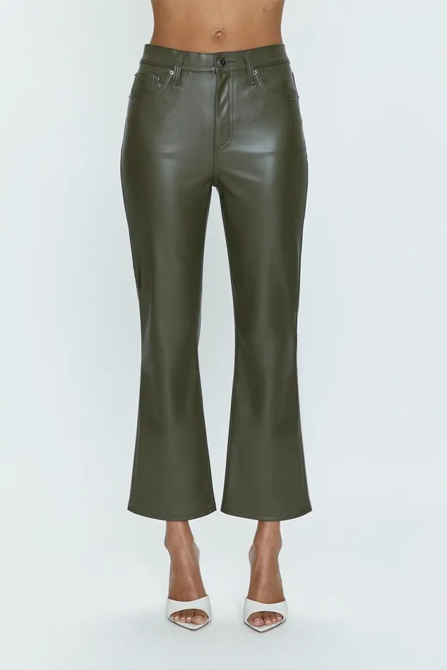 Pistola Denim Pants Women Lennon High Rise Crop Boot 8211 Sage Sage