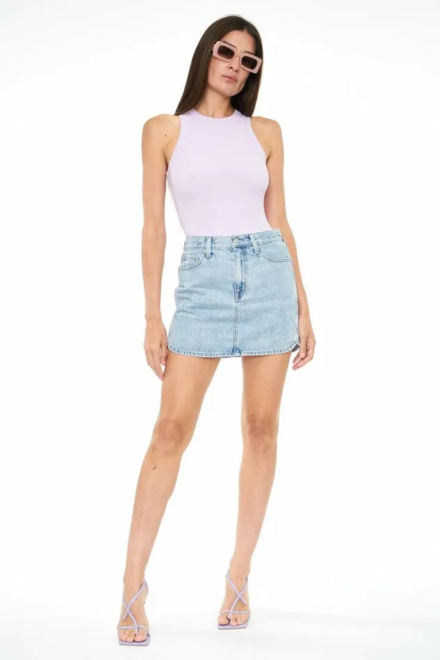 Pistola Denim Tops Women Blake Crewneck Bodysuit 8211 Taro Taro